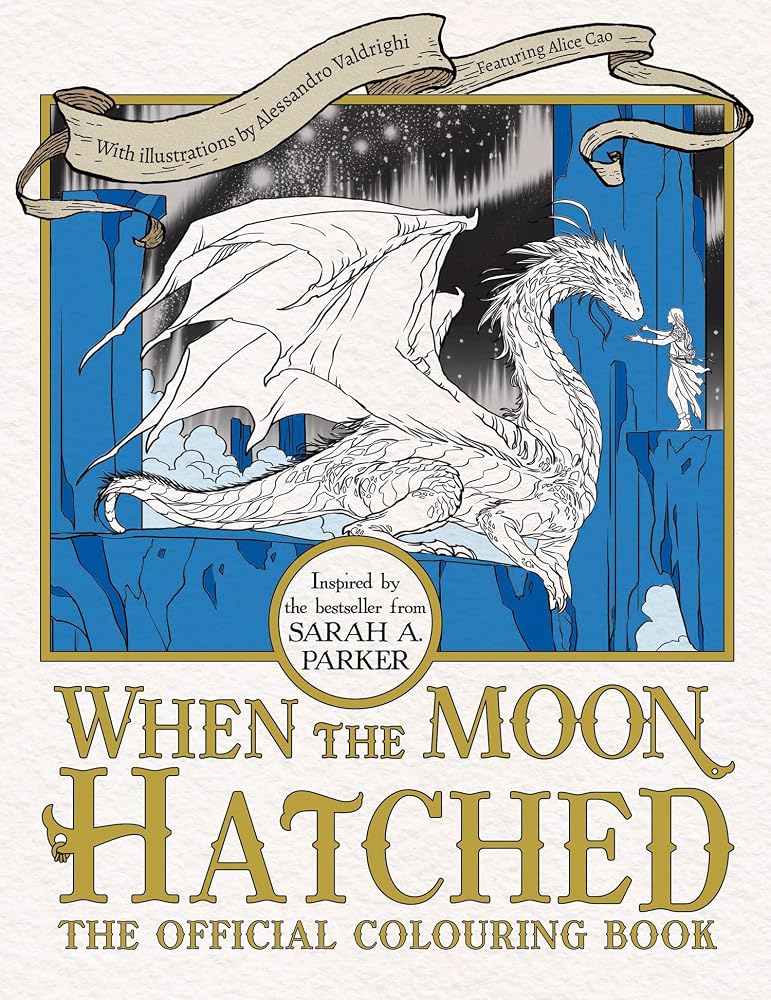 When the Moon Hatched The Official Colouring Book cover image