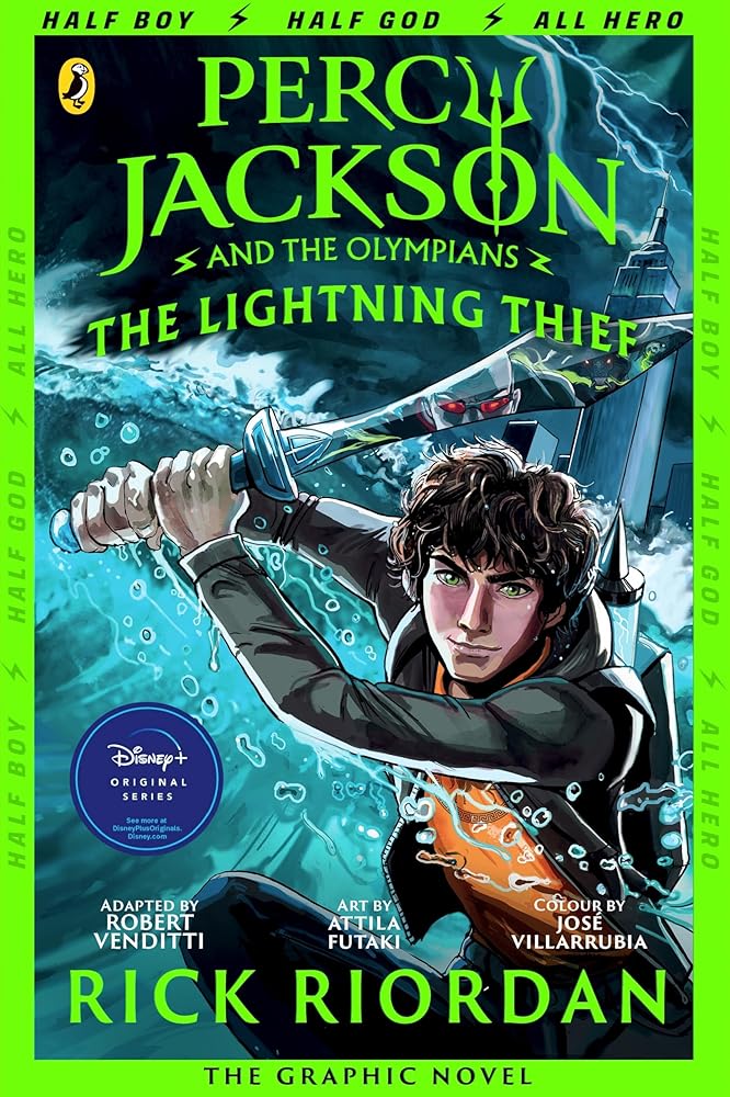 Percy Jackson and the Lightning Thief - The Graphic Novel (Book 1 of Percy Jackson) (Percy Jackson Graphic Novels) cover image