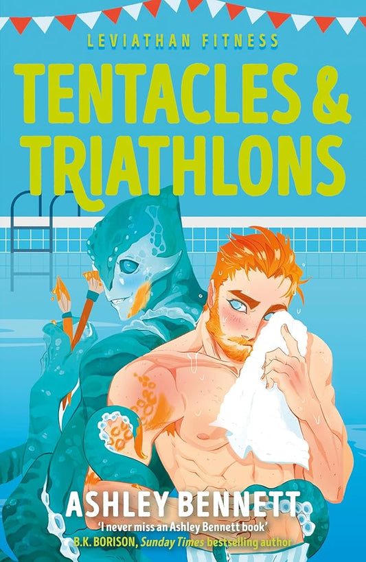 Tentacles and Triathlons: A BRAND NEW queer monster romance for 2026 (Leviathan Fitness Book 2) cover image