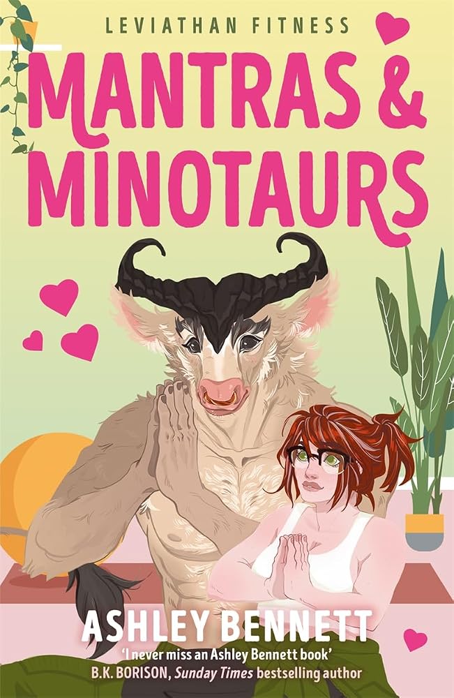Mantras and Minotaurs: A sweet and spicy later-in-life monster romance (Leviathan Fitness Book 3) cover image
