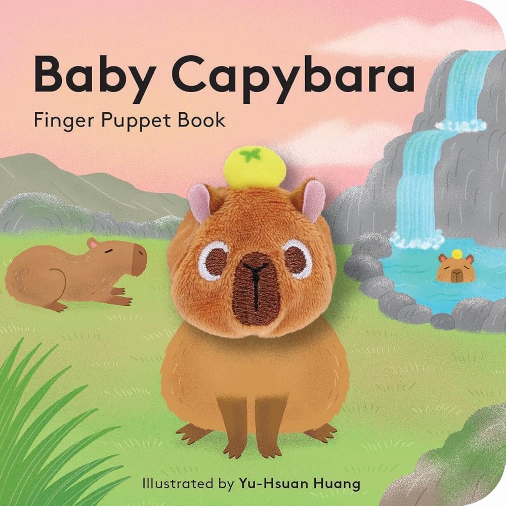 Baby Capybara: Finger Puppet Book (Little Finger Puppet) cover image