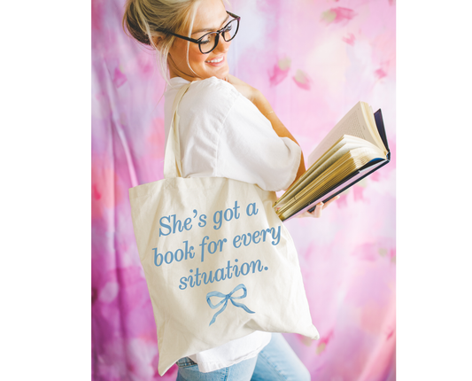 Harry Tote Bag - Bookish Gift - Bow Girl - Book Situation | Literari
