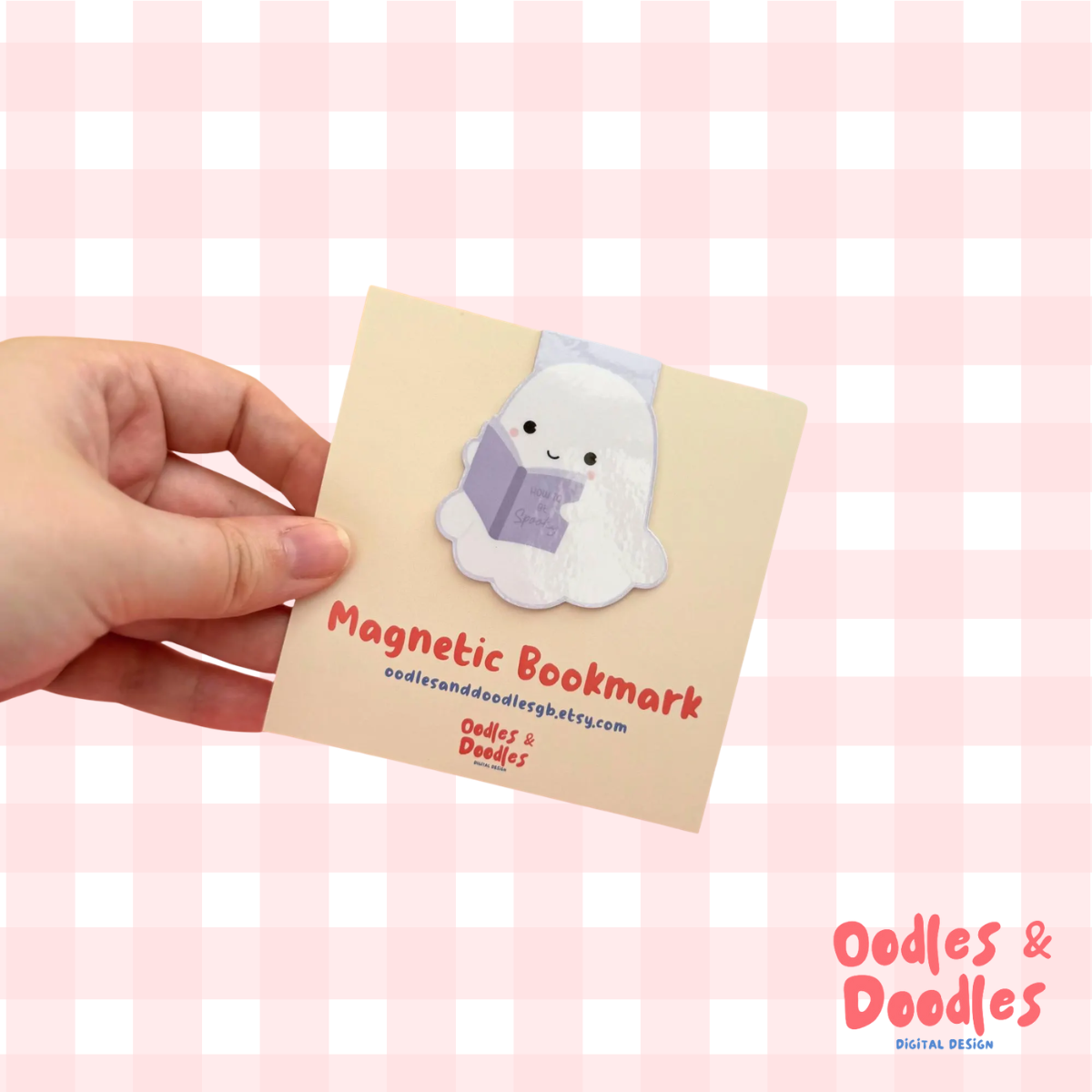 Reading Ghost Magnetic Bookmark