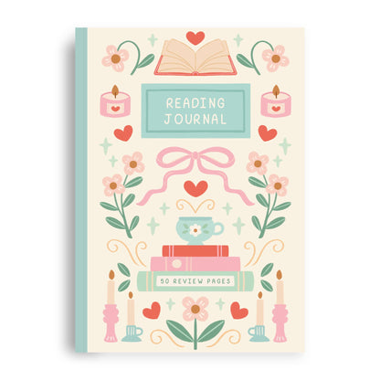 Reading Journal – 50 Page Book Review Notebook
