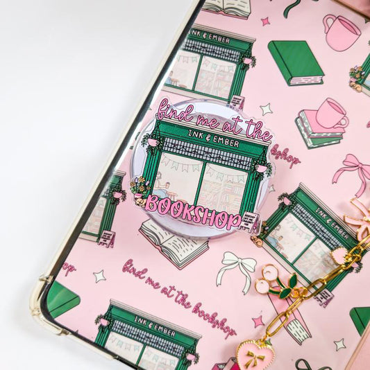 Kindle Grip — Limited Edition 'Find Me at the Bookshop'