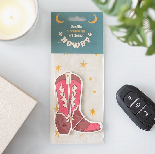 Cowboy Boot Vanilla Scented Air Freshener