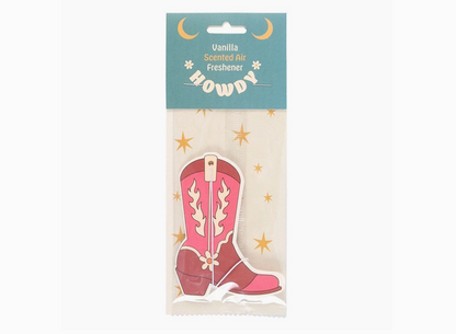 Cowboy Boot Vanilla Scented Air Freshener