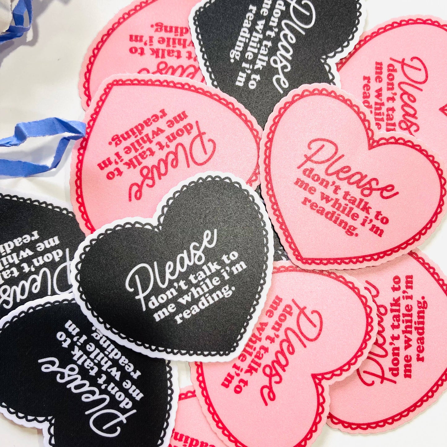 Please don’t talk to me while I’m reading  Die Cut sticker