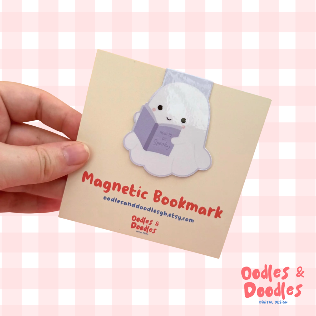 Reading Ghost Magnetic Bookmark
