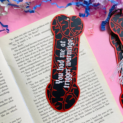 3D Printed Spicy Romance Willy Bookmarks with tassel 