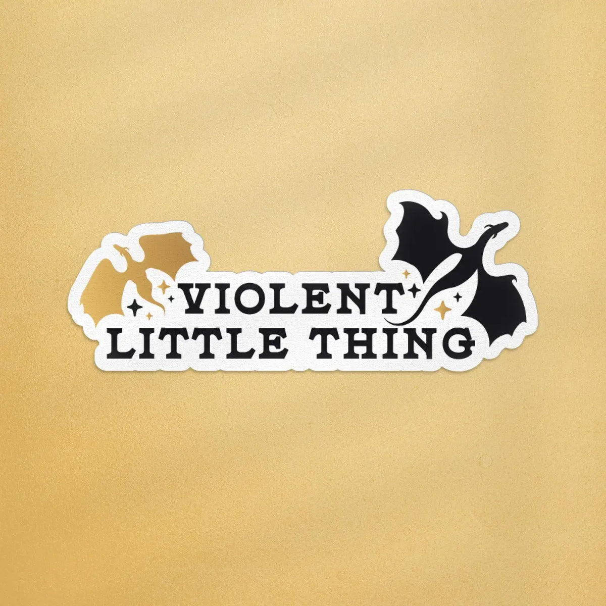 Violent Little Thing Sticker, Fourth Wing Dragon Sticker