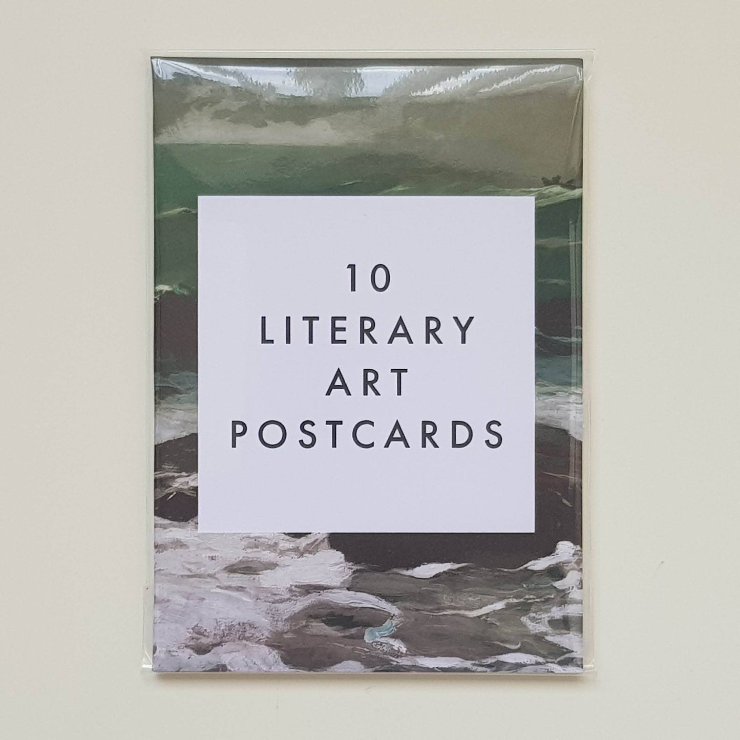 Book Cover Literary Art Postcard Set