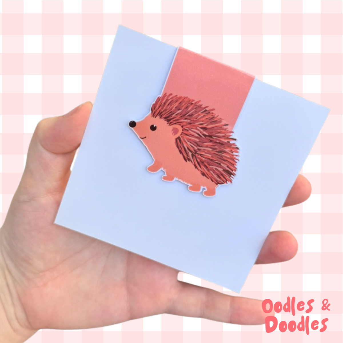 Hedgehog Magnetic Bookmark: Book Lover Gift