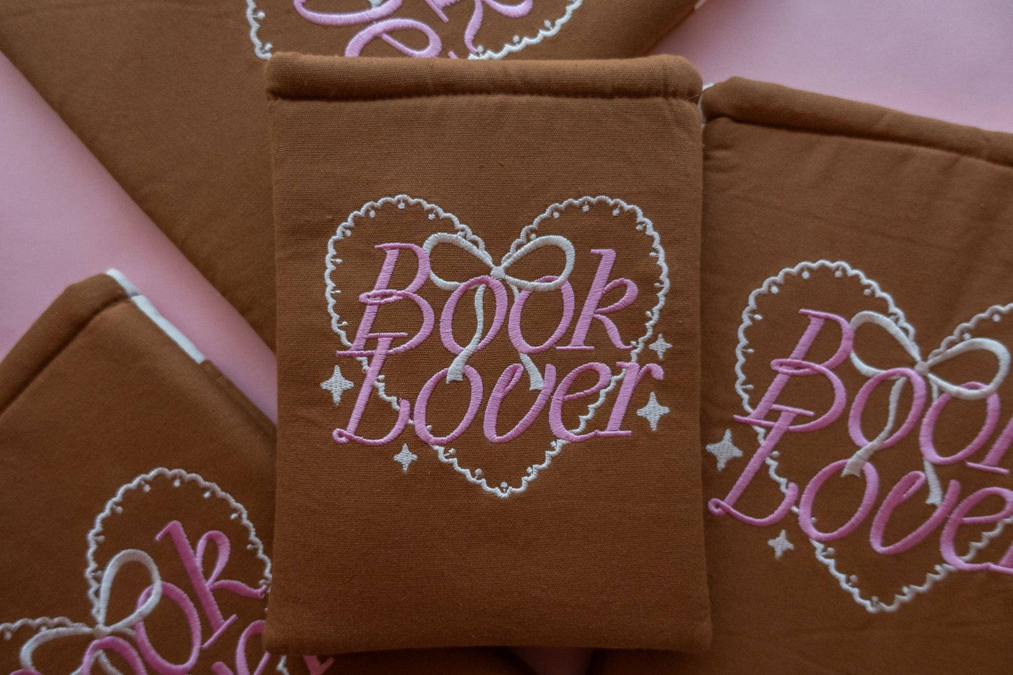 Book Lover Embroidered Book/Kindle Sleeve