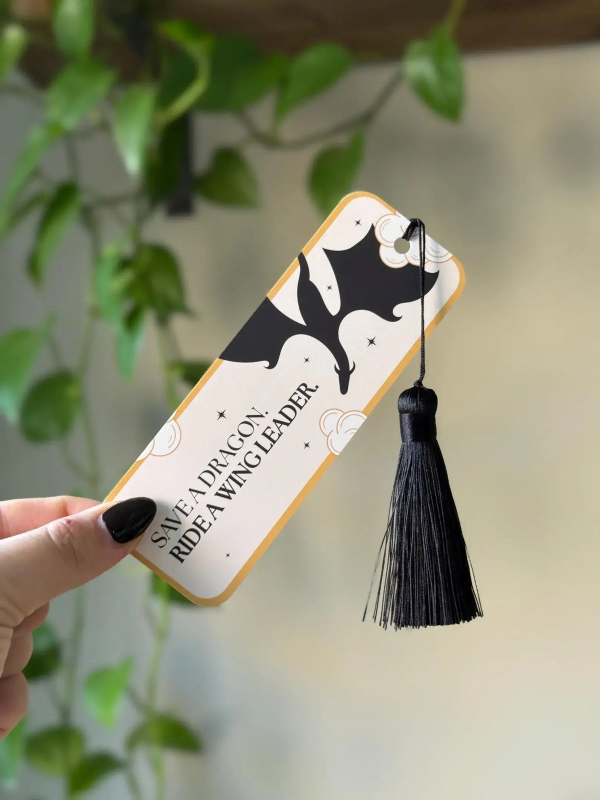 Fourth Wing Save a Dragon, Ride a Wingleader Bookmark