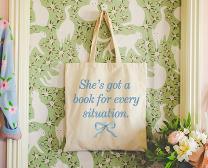 Harry Tote Bag - Bookish Gift - Bow Girl - Book Situation | Literari