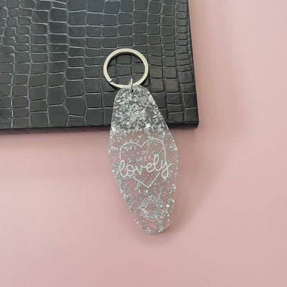 You Look Lovely Motel Keyring