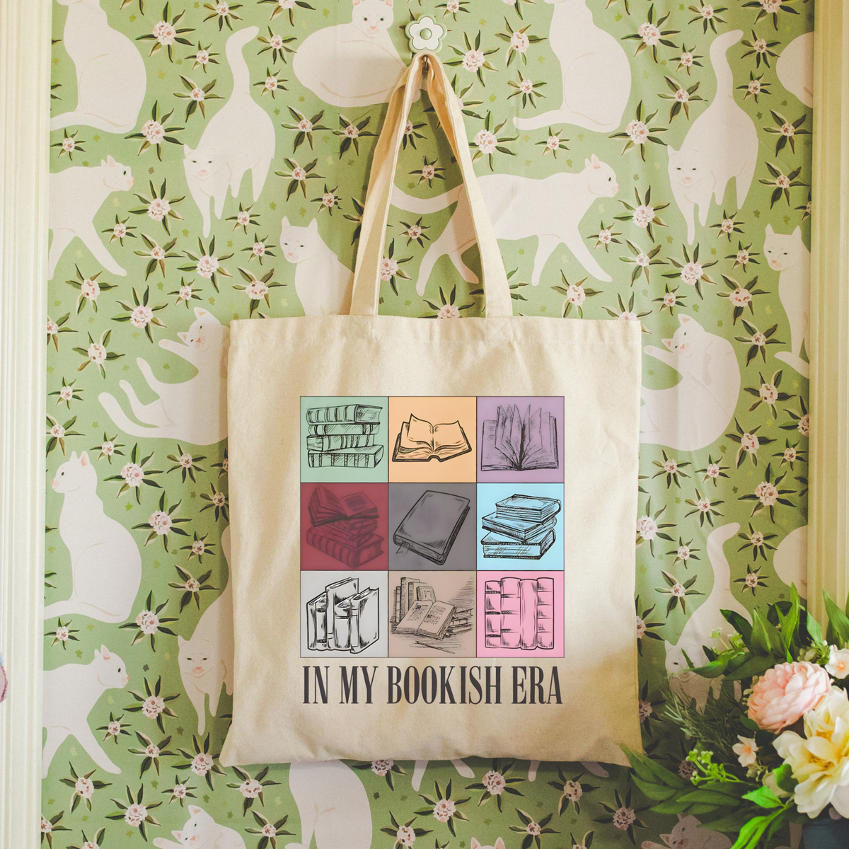 Book store Tote Bags | Reader Gift for Spring | Era | Literari