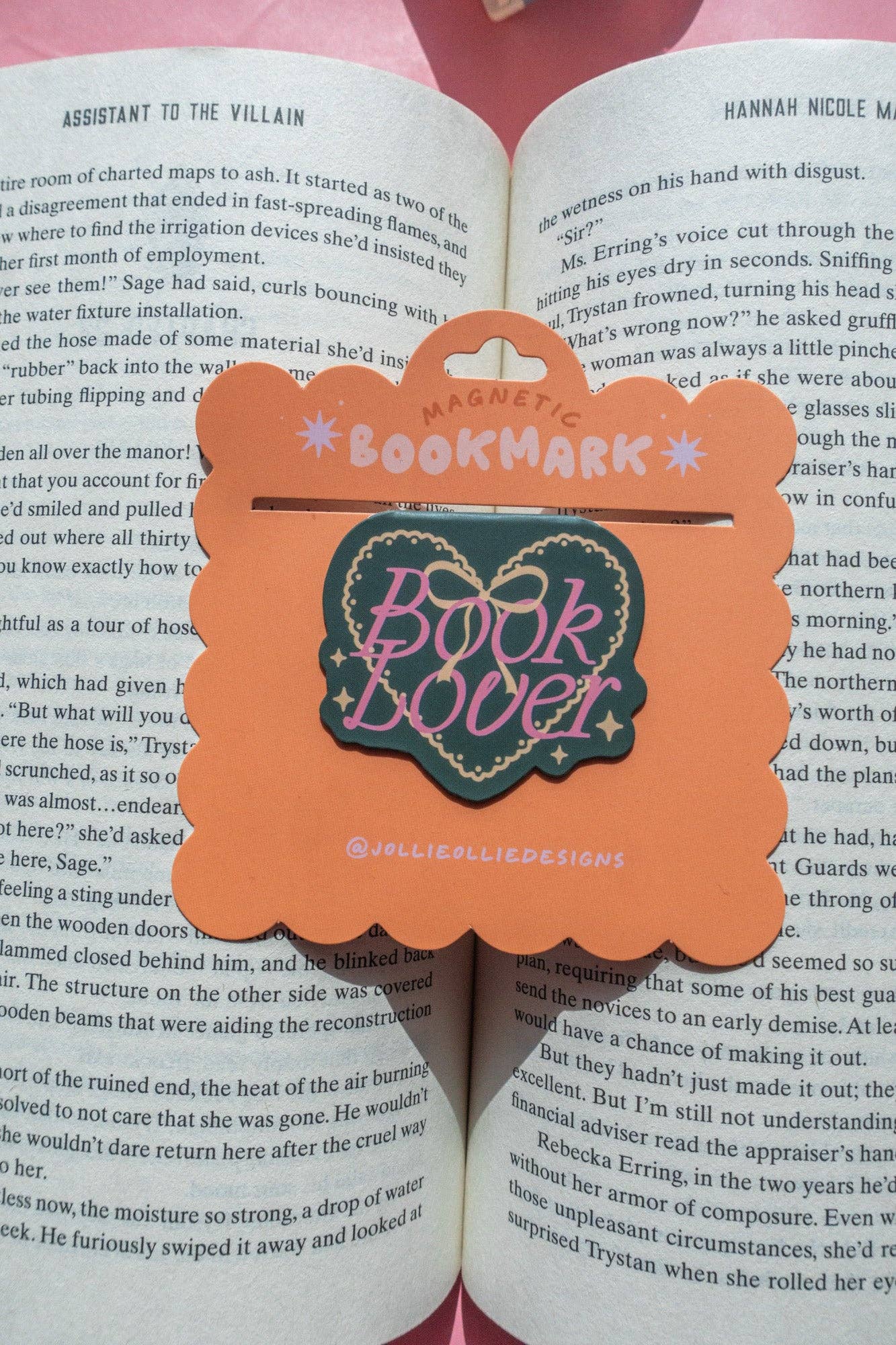 Book Lover [green] Magnetic Bookmark