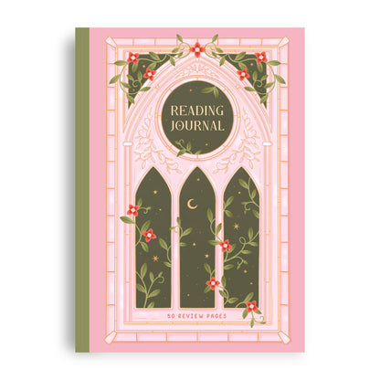 Romantasy Reading Journal – Literary 50 Book Review Notebook