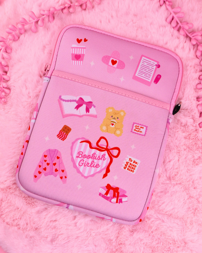 Cutie Pink E-reader/Book Sleeve for Romance Readers 