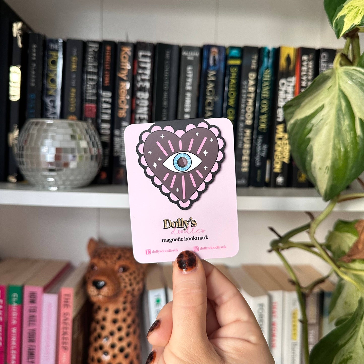 Evil Eye Heart Magnetic Bookmark Reading Gift
