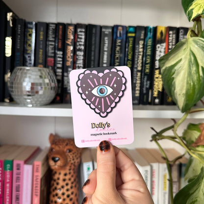 Evil Eye Heart Magnetic Bookmark Reading Gift