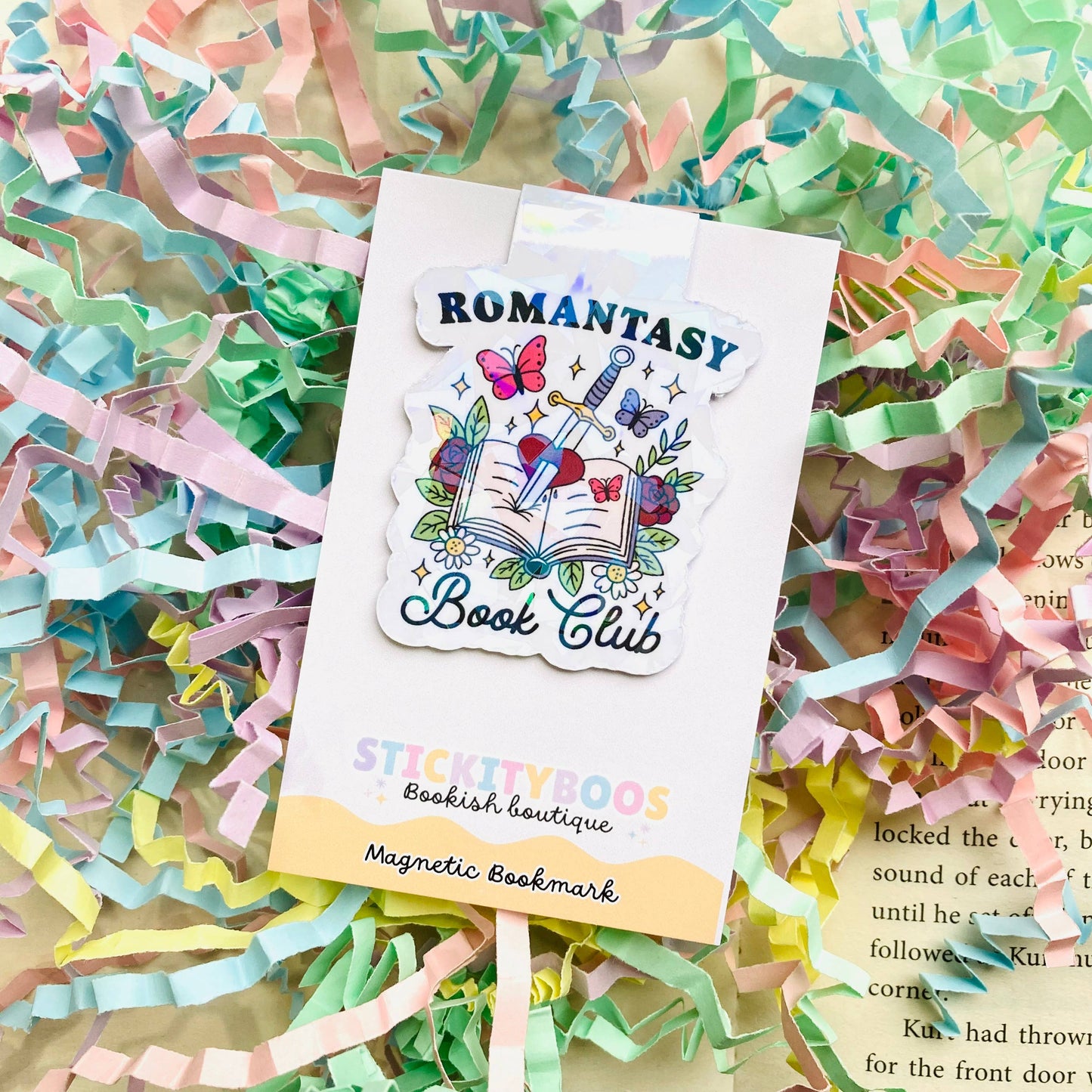 Romantasy Book Club Magnetic Bookmark