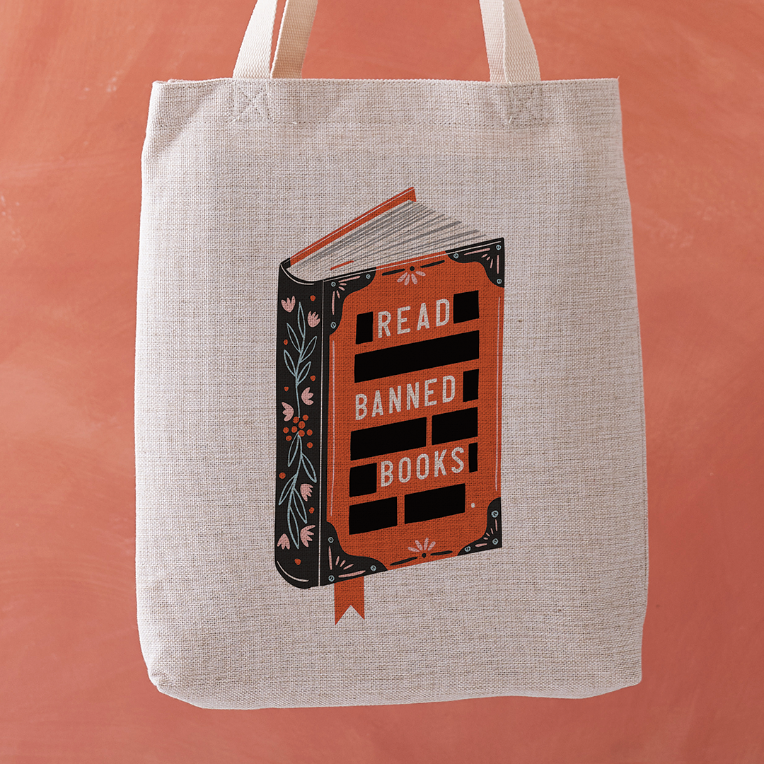NEW Read Banned Books - Tote Bag