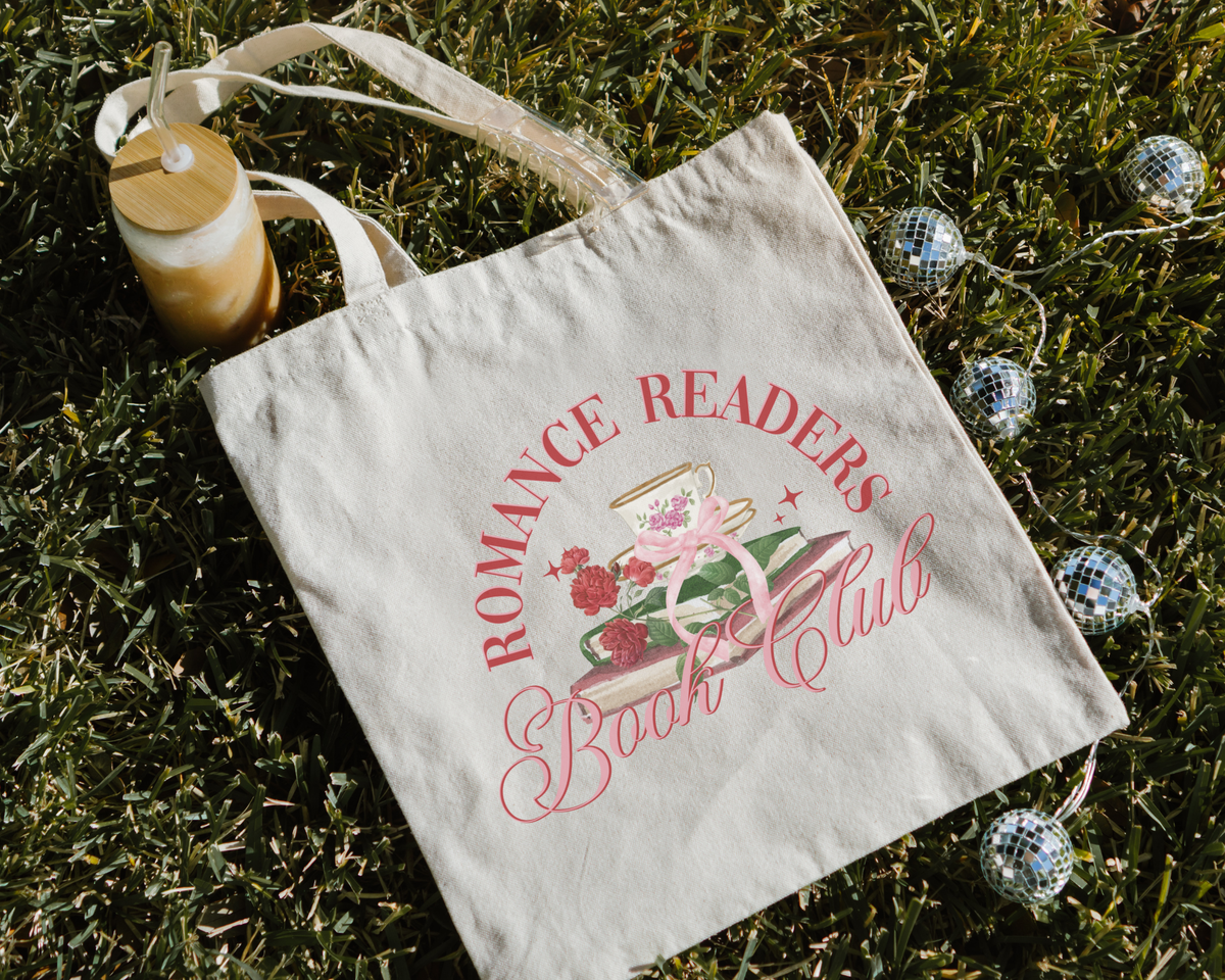 Romance Readers Book Club Tote Bag - Bookish Reader Gift