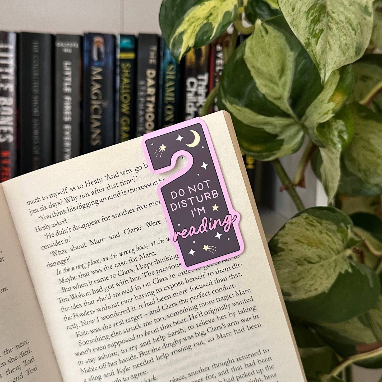 Do Not Disturb Magnetic Bookmark Reading Gift