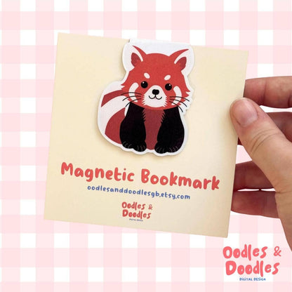 Red Panda Magnetic Bookmark | Gift for Readers