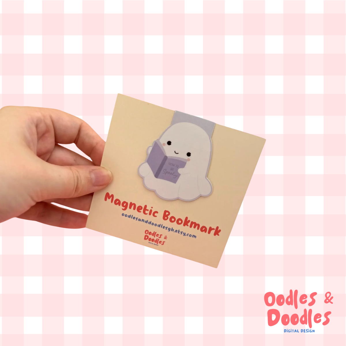 Reading Ghost Magnetic Bookmark