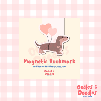 Dachshund Magnetic Bookmark | Sausage Dog