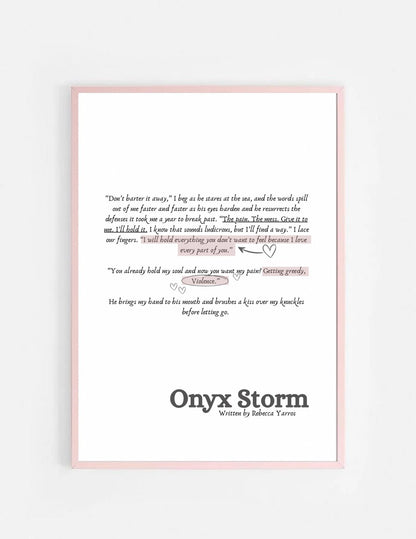 The Slightly Unhinged Book Club Merch - A5 Fourth Wing Series Prints