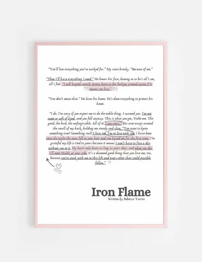 The Slightly Unhinged Book Club Merch - A5 Fourth Wing Series Prints