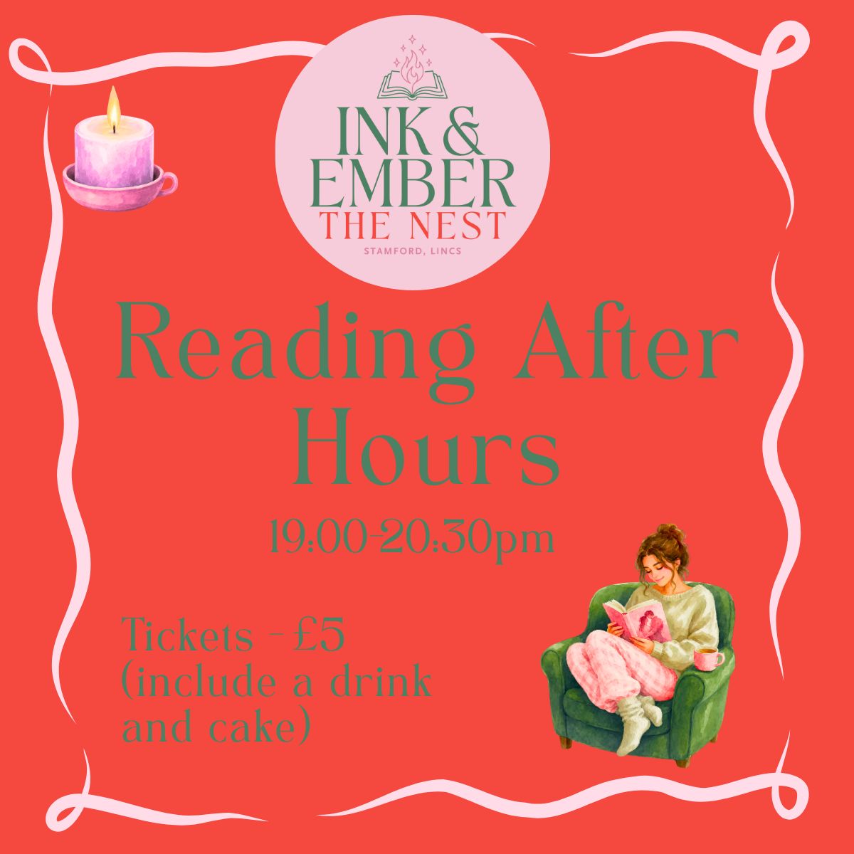 Stamford: Reading After Hours 16th October